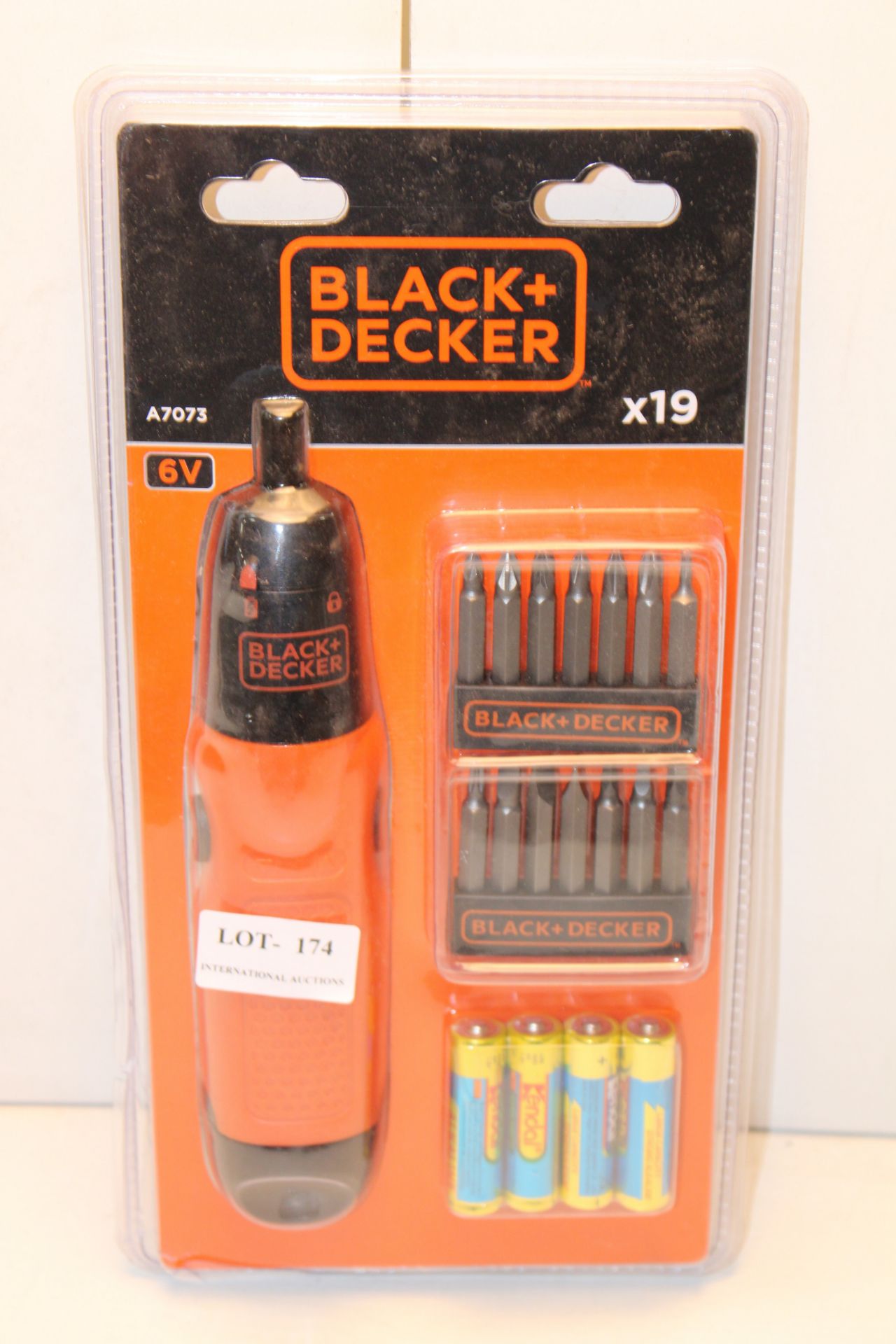 BOXED BLACK+DECKER SCREWDRIVER SET Condition ReportAppraisal Available on Request- All Items are