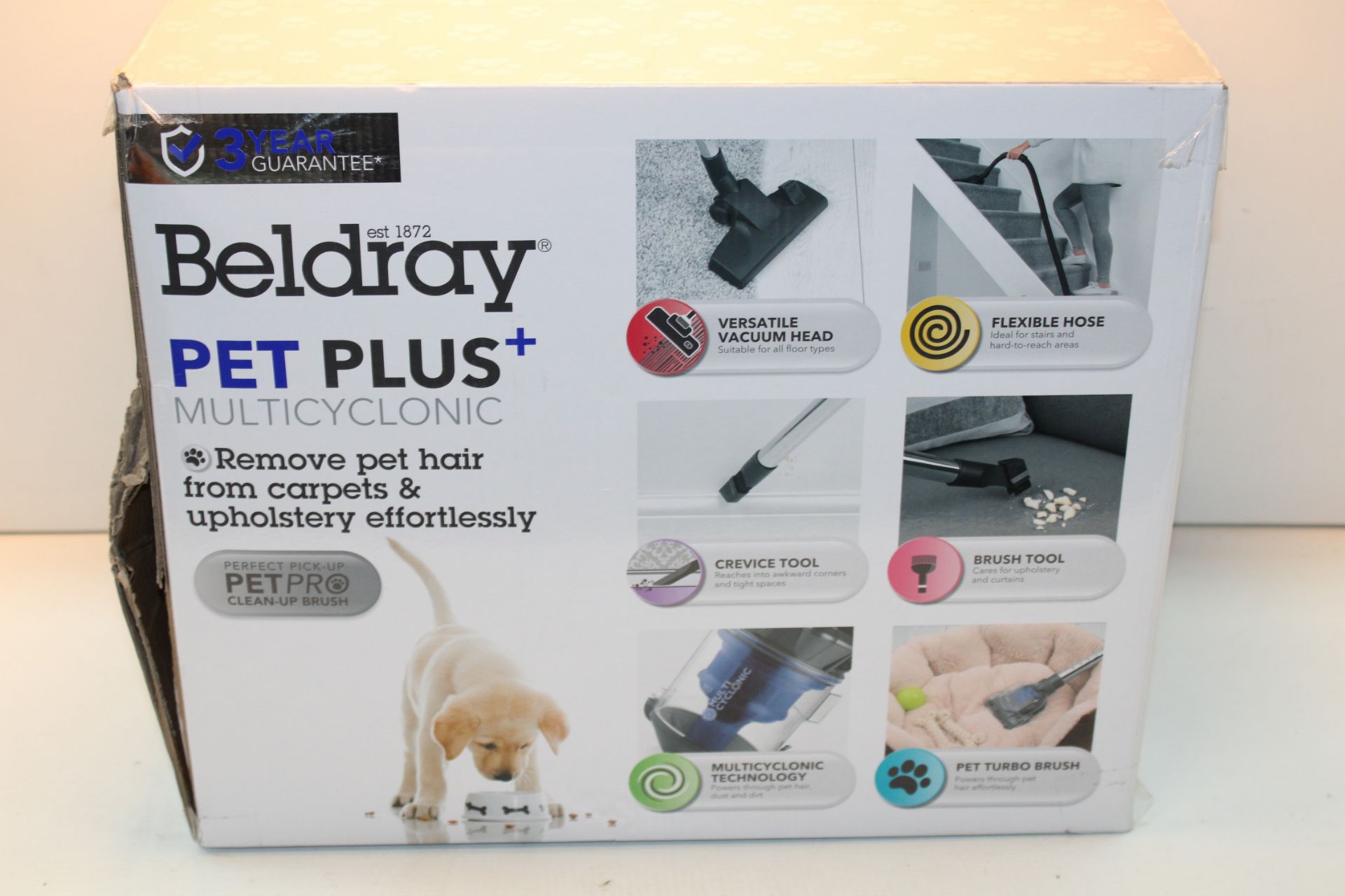 BOXED BELDRAY 700W MULTICYCLONIC VACUUM CLEANER Condition ReportAppraisal Available on Request-