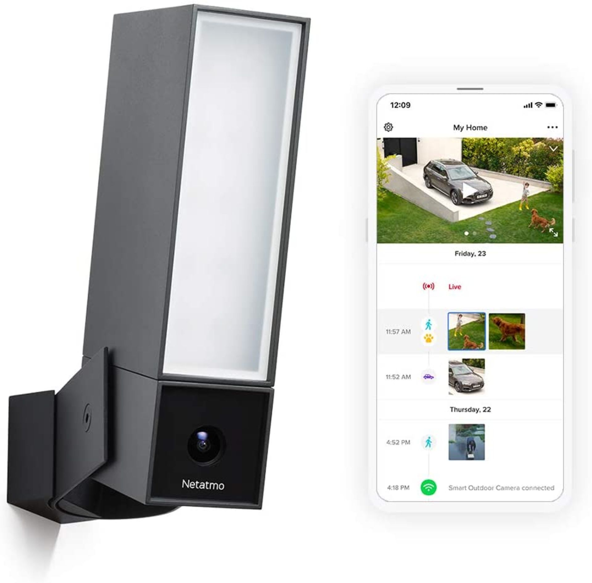 BOXED NETATMO PRESENCE OUTDOOR SECURITY CAMERA, RRP-£249.00Condition ReportPLEASE USE IMAGE AS A