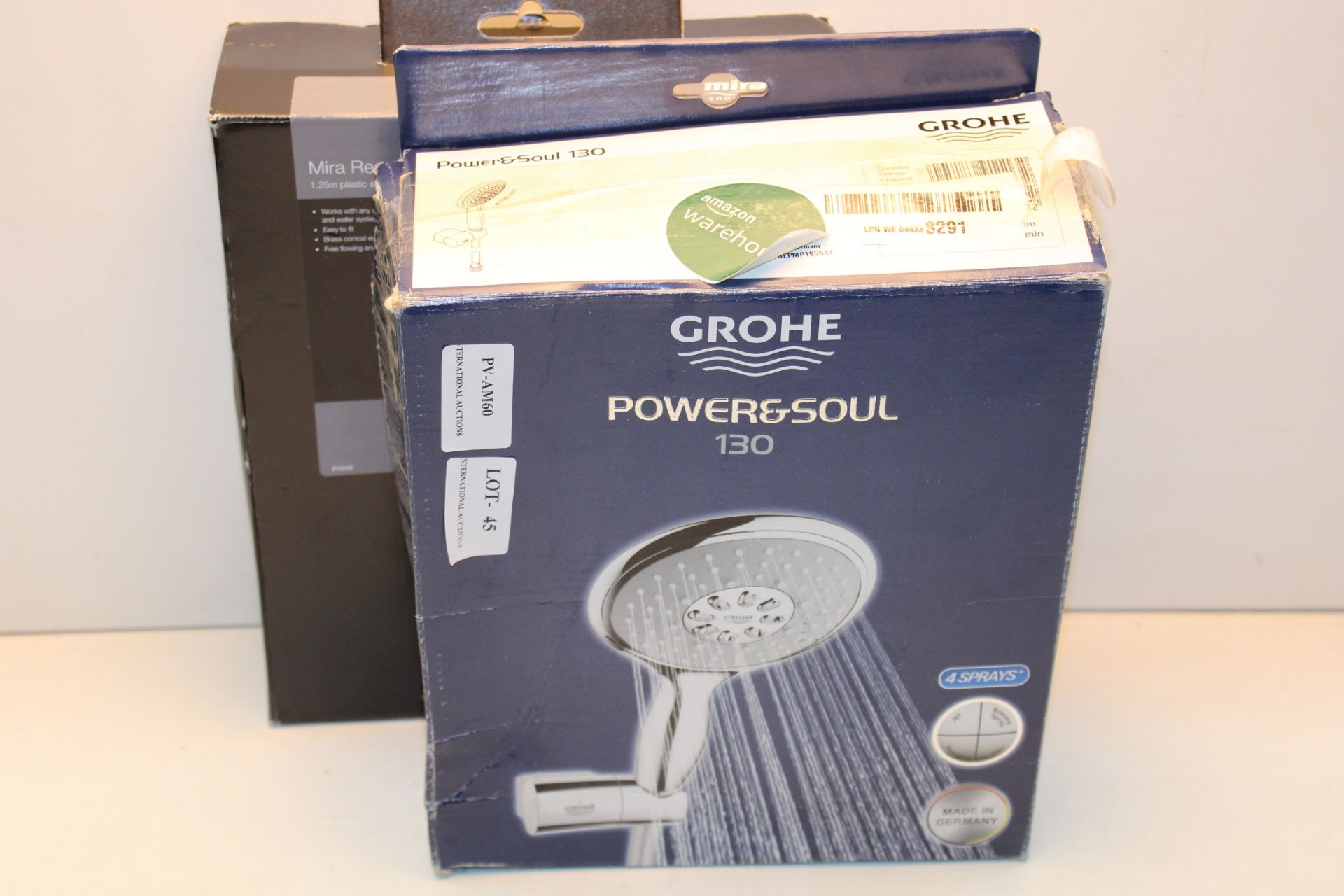BOXED GROHE POWER & SOUL 130 SHOWER SET RRP £67.95Condition ReportAppraisal Available on Request-
