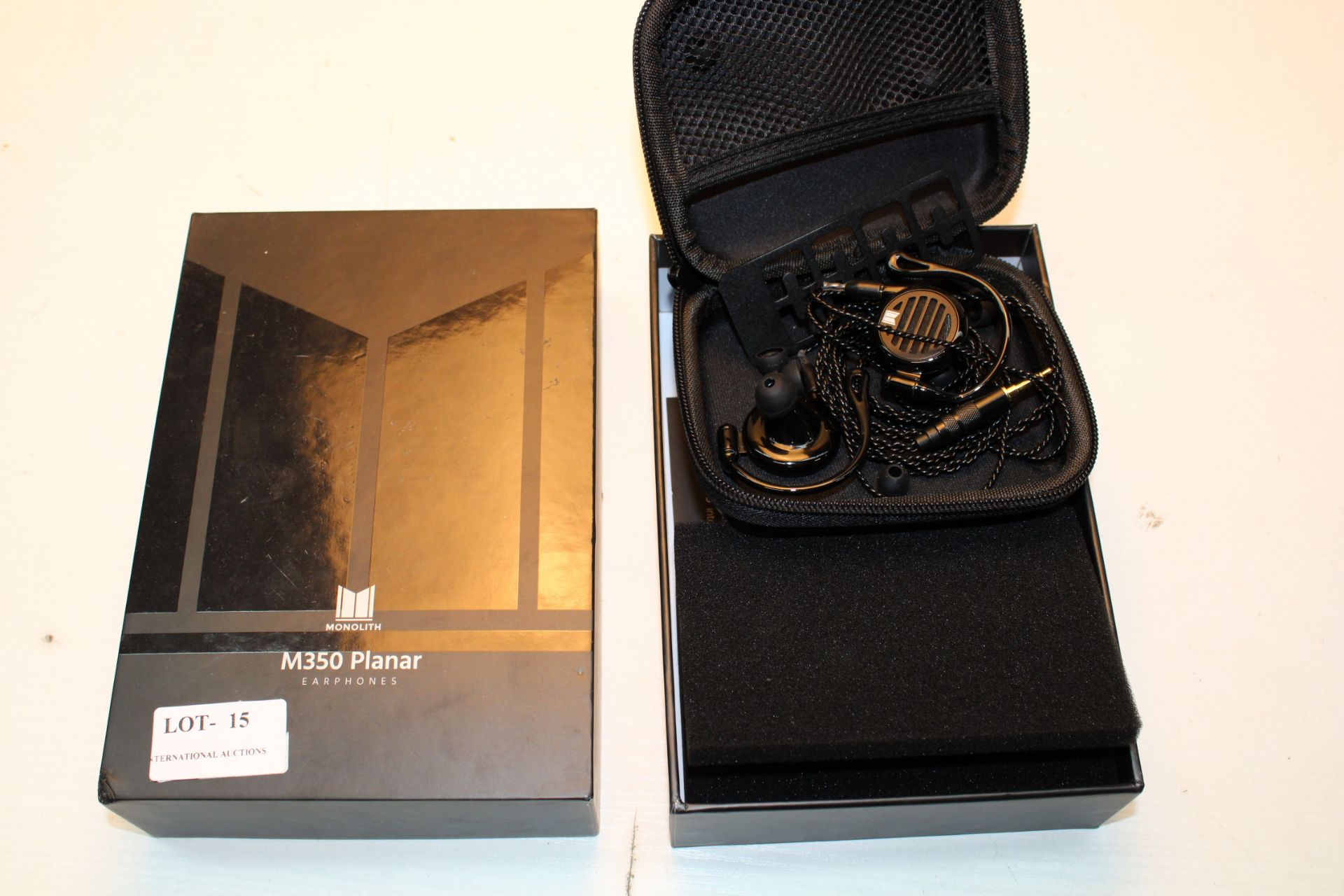 BOXED MONOLITH M350 PLANAR EARPHONES RRP £106.99Condition ReportAppraisal Available on Request-