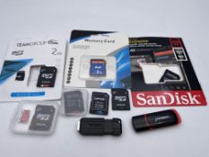 X9 SD CARDS, VARIOUS SIZES, MAKES AND CAPCITY,PLEASE USE IMAGE AS A GUIDECondition ReportAppraisal
