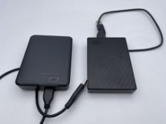 X2 WD PASSPORT EXTERNAL HARDRIVES, NOT SUER OF THE CAPCITY Condition ReportAppraisal Available on