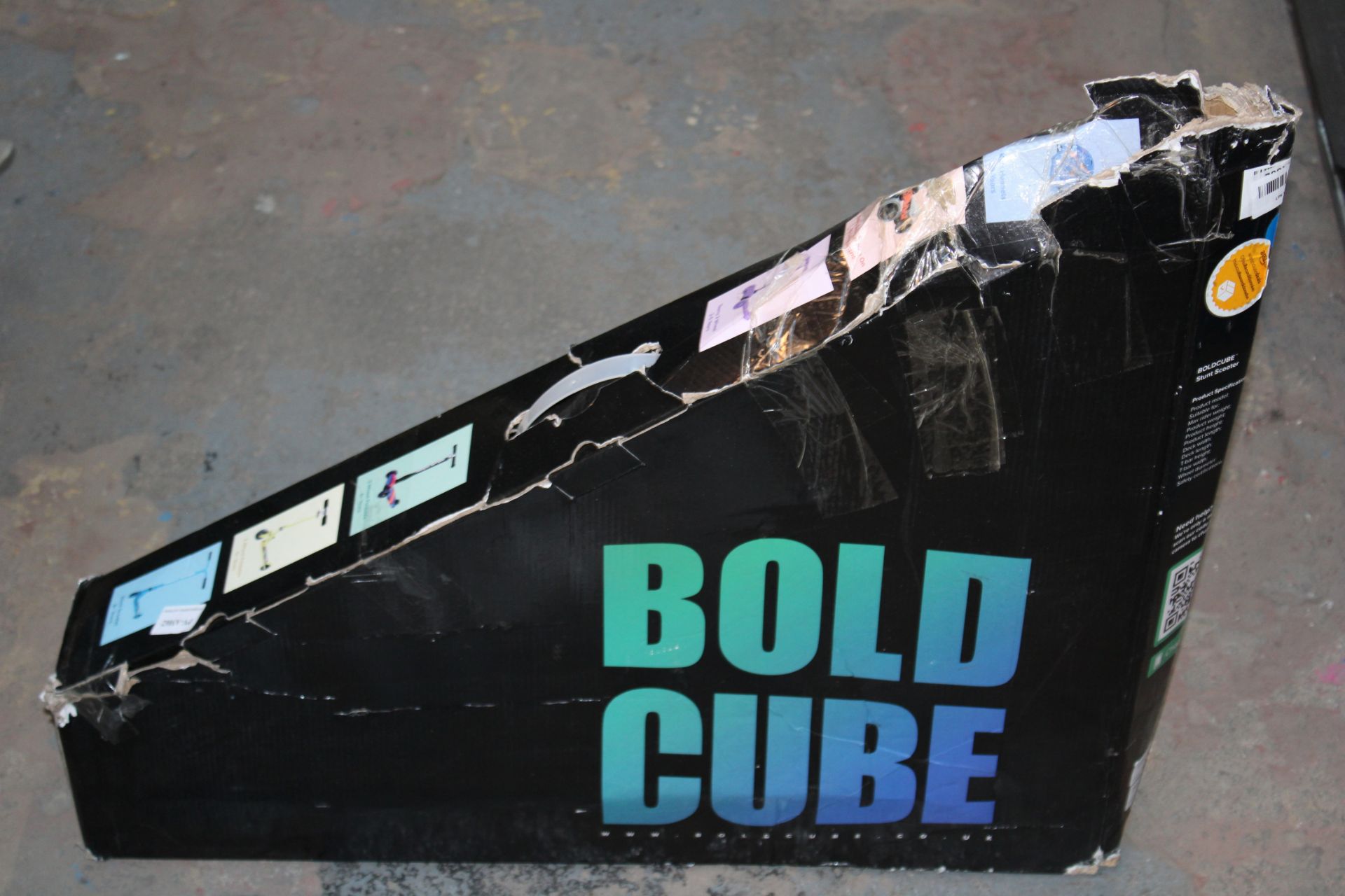 BOXED BOLD CUBE STUNT SCOOTER Condition ReportAppraisal Available on Request- All Items are