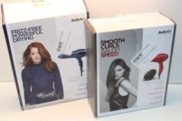 2X BOXED BABYLISS SALON POWER 2100W COMBINED RRP £48.00 (VENDOR MARKED AS GRADE A/WE SELL NO