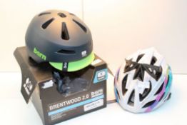 2X ASSORTED HELMETS TO INCLUDE BERN & SHIMMER COMBINED RRP £89.00Condition ReportAppraisal Available