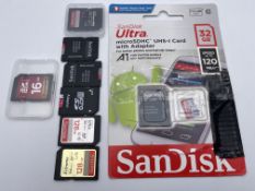 X8 SD CARDS, VARIOUS SIZES, MAKES AND CAPCITY,PLEASE USE IMAGE AS A GUIDECondition ReportAppraisal