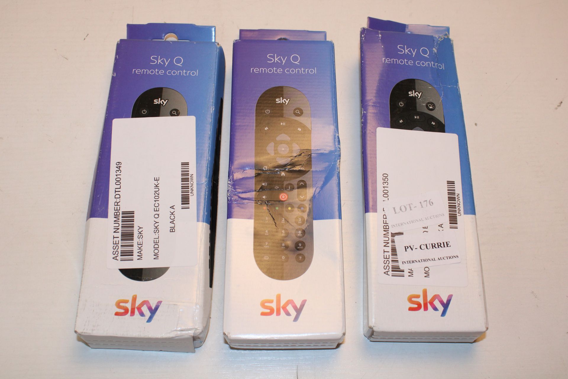 3X BOXED ORIGINAL SKY REMOTES Condition ReportAppraisal Available on Request- All Items are