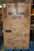 BOXED KINDERKRAFT GRANDE CITY STROLLER Condition ReportAppraisal Available on Request- All Items are