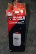 BOXED SPEAR & JACKSON PRESSURE SPAYER 8LCondition ReportAppraisal Available on Request- All Items