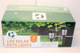 BOXED GIGALUMI LED SOLAR PATH LIGHTS Condition ReportAppraisal Available on Request- All Items are