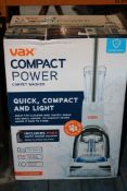 BOXED VAX COMPACT POWER CARPET WASHER MODEL: CWCPV011 RRP £98.99Condition ReportAppraisal