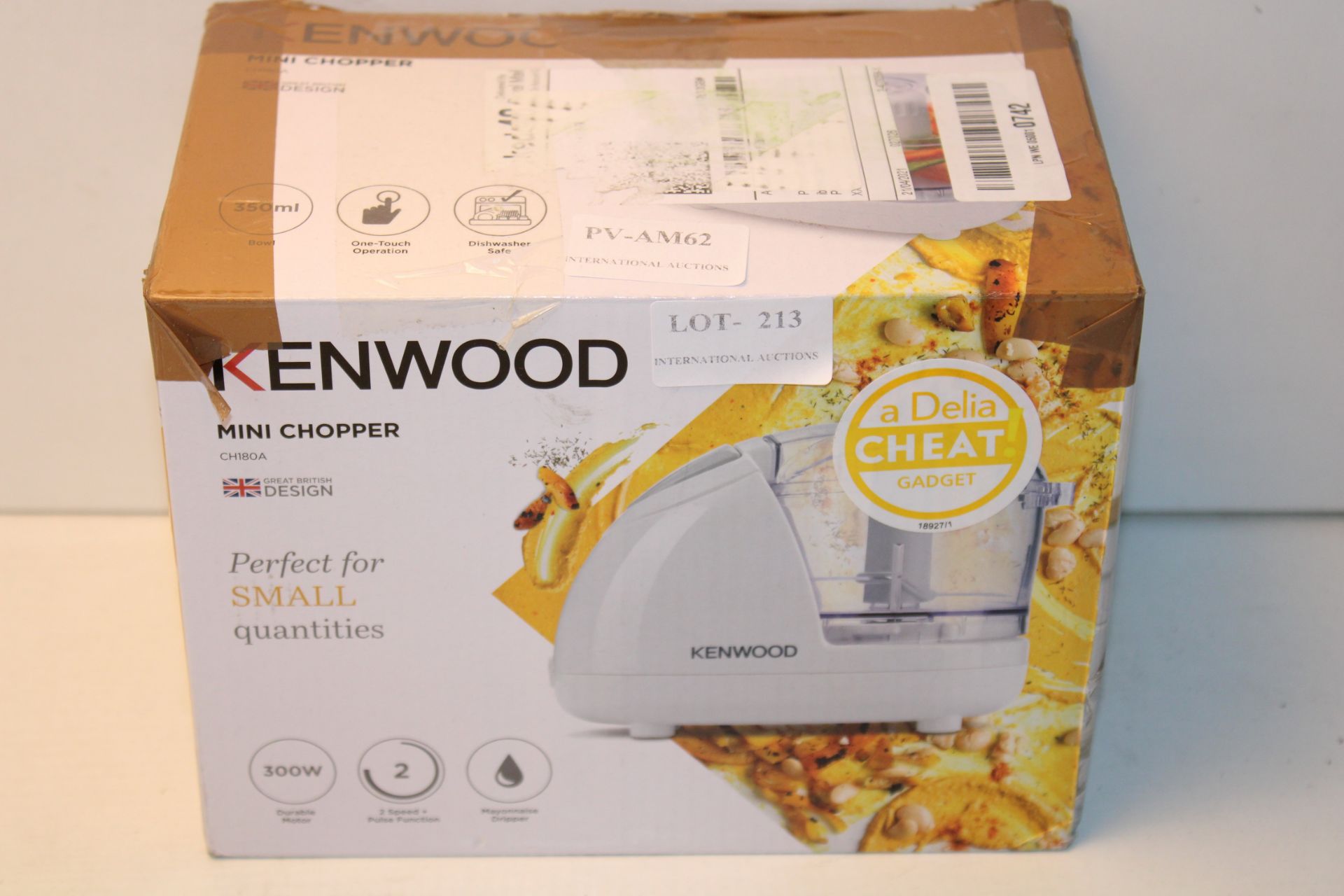 BOXED KENWOOD MINI CHOPPER MODEL: CH180A Condition ReportAppraisal Available on Request- All Items