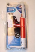 BOXED ORAL B POWERED BY BRAUN STARWARS TOOTHBRUSH Condition ReportAppraisal Available on Request-