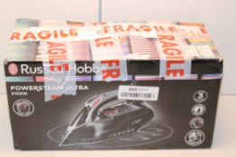 BOXED RUSSELL HOBBS POWERSTEAM ULTRA 3100W STEAM IRON RRP £50.00Condition ReportAppraisal