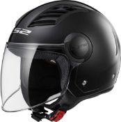 GRADE B - LS2 AIRFLOW GLOSS BLACK LONG HELMET SIZE XLL RRP £49.99Condition ReportGRADE B - MAY