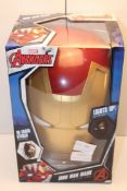 BOXED IRON MAN MASK 3D DECO LIGHT Condition ReportAppraisal Available on Request- All Items are