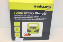 BOXED SAKURA 8 AMP BATTERY CHARGER Condition ReportAppraisal Available on Request- All Items are