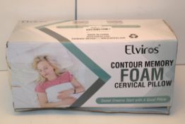 BOXED ELVIROS CONTOUR MEMORY FOAM PILLOW Condition ReportAppraisal Available on Request- All Items
