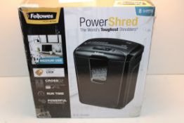 BOXED FELLOWES POWERSHRED PAPER SHREDDER RRP £49.00Condition ReportAppraisal Available on Request-