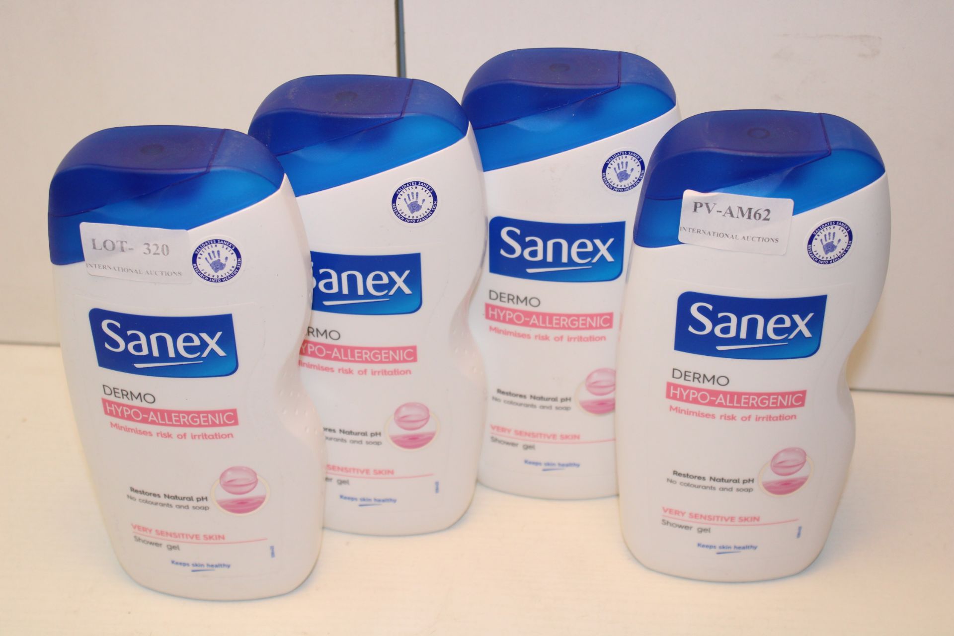 6X BOTTLES 500ML SANEX DERMO HYPER ALLERGENIC SHOWER GEL Condition ReportAppraisal Available on