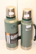 2X ASSORTED STANLEY FLASKS Condition ReportAppraisal Available on Request- All Items are Unchecked/