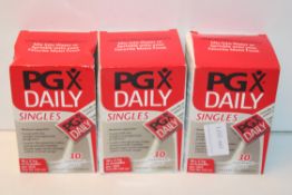 3X 30STICK PACKS BOXED PG X DAILY SINGLES FOOD SUPPLEMENT Condition ReportAppraisal Available on