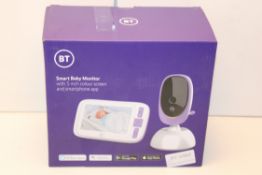 BOXED BT SMART BABY MONITOR WITH 5" COLOUR SCREEN AND SMARTPHONE APP RRP £149.00Condition
