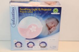BOXED INFANTINO SOOTHING LIGHT & PROJECTOR NIGHT LAMP Condition ReportAppraisal Available on