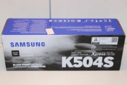 BOXED SAMSUNG XPRESS BLACK TONER CARTRIDGE K504S RRP £65.39Condition ReportAppraisal Available on
