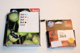2X BOXED ASSORTED HP INK CARTRIDGES Condition ReportAppraisal Available on Request- All Items are