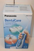 BOXED PANASONIC DENTACARE RECHARGEABLE ORAL IRRIGATOR EW 1211W RRP £46.92Condition ReportAppraisal