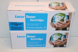 2X BOXED PRINT QUALITY LASER TONER CARTRIDGESCondition ReportAppraisal Available on Request- All