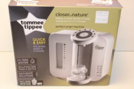 BOXED TOMMEE TIPPEE CLOSER TO NATURE PERFECT PREP MACHINE RRP £59.99Condition ReportAppraisal