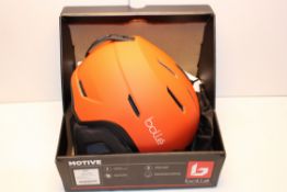 BOXED BOLLE MOTIVE BRICK RED MATTE HELMET SKI HELMET RRP £100.00Condition ReportAppraisal