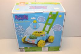 BOXED PEPPA PIG BUBBLE MOWER Condition ReportAppraisal Available on Request- All Items are