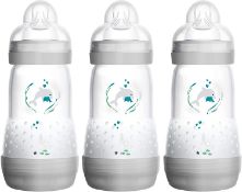 GRADE B - MAM Easy Start Anti-Colic Baby Bottle Set of 3 (260 ml) RRP £19.99Condition ReportGRADE