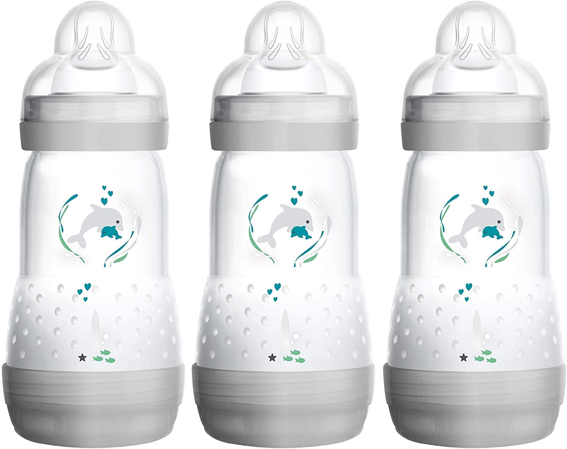 GRADE B - MAM Easy Start Anti-Colic Baby Bottle Set of 3 (260 ml) RRP £19.99Condition ReportGRADE