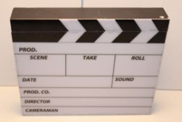BOXED CLAPPER BOARD RRP £11.99Condition ReportAppraisal Available on Request- All Items are