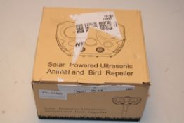 BOXED SOLAR POWERED ULTRASONIC ANIMAL AND BIRD REPELLER Condition ReportAppraisal Available on