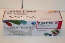 BOXED PREMIUM QUALITY LASER TONER MODEL: H-CE413A RRP £89.99Condition ReportAppraisal Available on