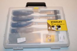 BOXED STANLEY 4PIECE CHISEL SETCondition ReportAppraisal Available on Request- All Items are