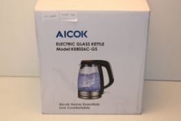 BOXED AICOCK ELECTRIC GLASS KETTLE MODEL: KE8026C-GSCondition ReportAppraisal Available on