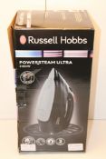 BOXED RUSSELL HOBBS POWERSTEAM ULTRA 3100W STEAM IRON RRP £50.00Condition ReportAppraisal