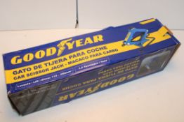 BOXED GOODYEAR CAR SCISSOR JACK Condition ReportAppraisal Available on Request- All Items are