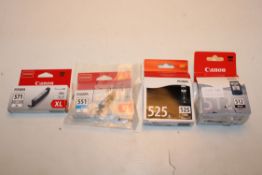 4X BOXED CANON PIXMA ASSORTED INK CARTRIDGES Condition ReportAppraisal Available on Request- All