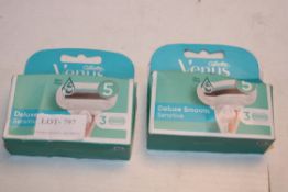2X 3PACKS VENUS GILLETTE DELUXE SMOOTH RAZER HEADSCondition ReportAppraisal Available on Request-