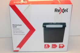BOXED REXEL MOMENTUM S206 SHREDDER RRP £30.00Condition ReportAppraisal Available on Request- All