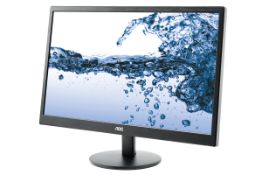 BOXED AOC LED Monitor POWERS ON, NO VISIBLE DAMAGE RRP £78Condition ReportAppraisal Available on