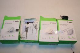 3X BOXED ASSORTED BELKIN ITEMS Condition ReportAppraisal Available on Request- All Items are